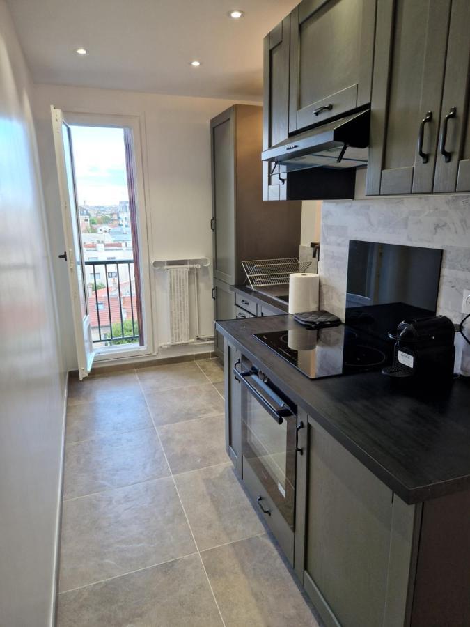 Appartement spacieux rénové - 11 min de Paris Bois-Colombes Exterior foto